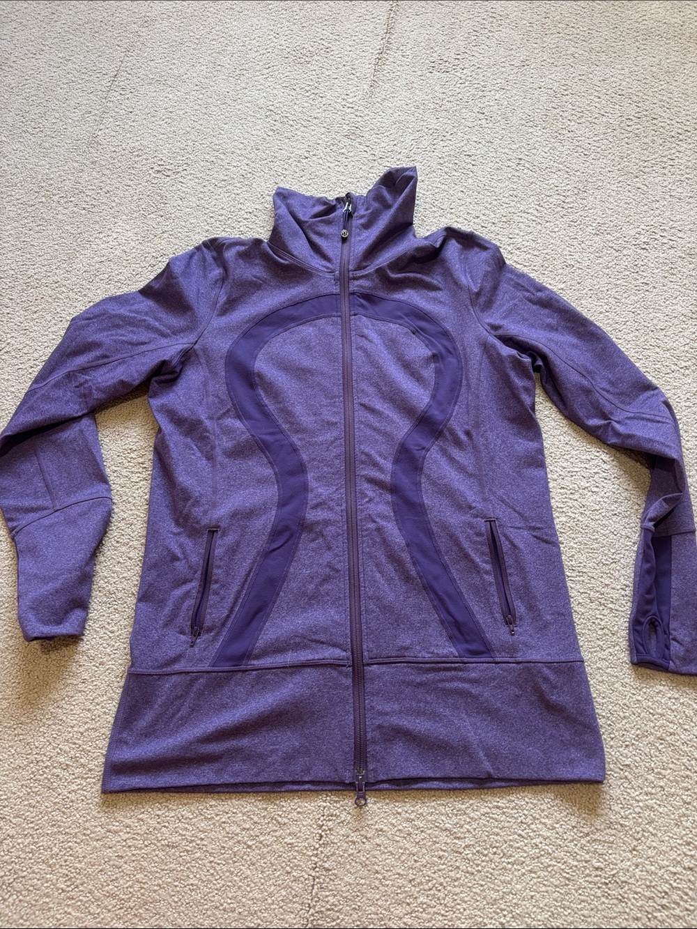 lululemon athletica Purple Full-Zip Utility Jacket